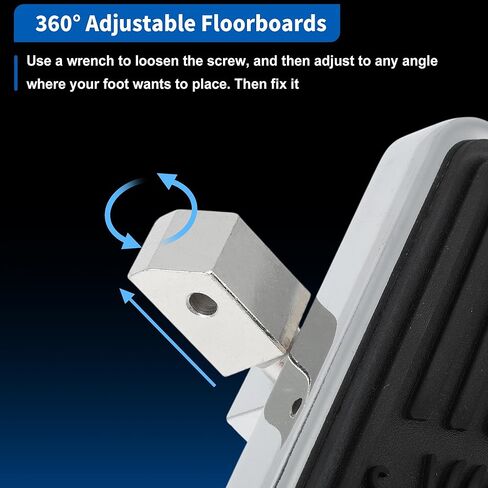 Motorcycle Front Foot Pedal for Honda Magna VF250/VT250/VF750 1994-2013 for Yamaha V-STAR DragStar XVS 400/600/650/650A 1998 for Yamaha Virago XV125 XV250 XV400 1994-2013 Black in Saudi Arabia