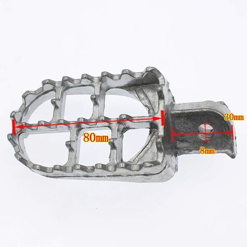 Silver Aluminium Foot Pegs Rest Footrest Footpegs XR50 XR50R XR70 XR70R XR80R XR100R CRF50 CRF50F CRF70 CRF70F CRF80 CRF80F ​CRF100F KLX110 Motocross 50cc 70cc 90cc 110cc 125cc 150cc Dirt Bike in Saudi Arabia