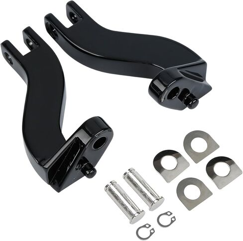 TCT-MOTORPARTS الركاب Footpeg جبل قوس الخلفي القدم ربط تصاعد أطقم صالح ل هارلي بجولة FLHT FLHR FLTR FLHX 93-25 in Saudi Arabia