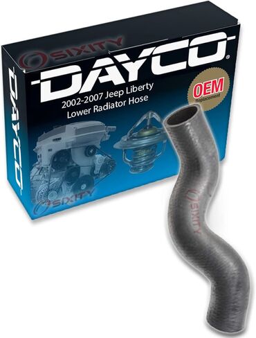 Dayco Lower Radiator Coolant Hose compatible with Jeep Liberty 3.7L V6 2002-2007 in Saudi Arabia