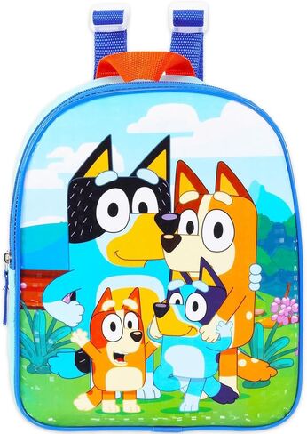 Bluey Backpack Set for Kids - Bundle with 11" Mini Backpack, Tote Bag, Stickers, More | Bluey Travel Bag Accessories for Boys and Girls in Saudi Arabia