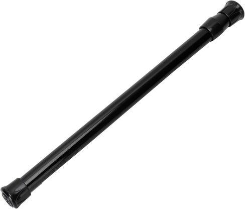 Curtain Rail, Practical Adjustable High Carbon Steel Window Curtain Rail No Drilling Telescopic Spring Tension Rod with Non Slip Foot for Kitchen Bathroom (25-40 Thin Rod with in Saudi Arabia