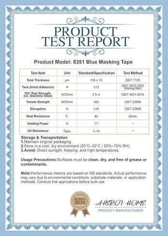 شريط إخفاء الرسامين Aheroi، 24 لفة شريط طلاء أزرق بالجملة 120 درجة مئوية شريط إخفاء السيارات (1320yd=24 * 1in*55yd)، شريط رسام متعدد الأغراض لفنون الجدران التي تصنعها بنفسك، لا يوجد بقايا سهلة الإزالة in Kuwait