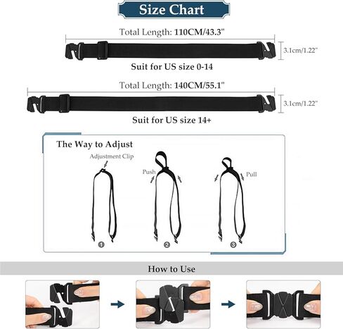 JASGOOD Women No Show Stretch Belt Flat Buckle Elastic Web Belt for Jeans in Saudi Arabia