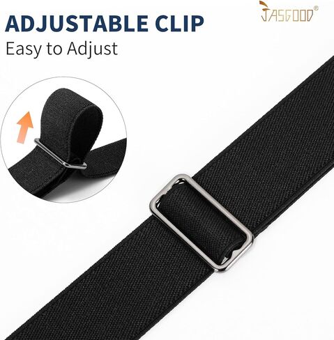 JASGOOD Women No Show Stretch Belt Flat Buckle Elastic Web Belt for Jeans in Saudi Arabia
