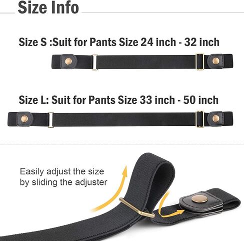 JASGOOD No Buckle Stretch Belt for Women and Men Invisible Elastic Waist Belts for Jeans Pants in Saudi Arabia