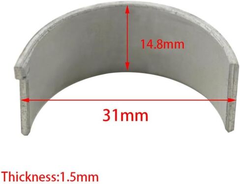 8 قطعة مجموعة STD ربط قضيب العمود المرفقي تحمل أجزاء المحرك متوافقة مع نماذج YZF-R6 YZF-R6R R6 50th 60th يناسب 13S-11656-00-00 مكونات علبة المرافق للدراجات النارية in Kuwait