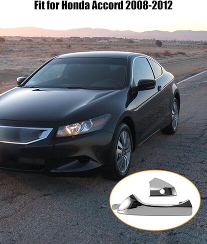 مقبض الباب الخارجي الأيسر الأمامي مع فتحة مفتاح مناسبة لسيارة Honda Accord 2008 2009 2010 2011 2012، مقبض باب كروم للسائق الخارجي مع غطاء استبدال 72181-TA5-A11 72683-TA5-A11 in Saudi Arabia