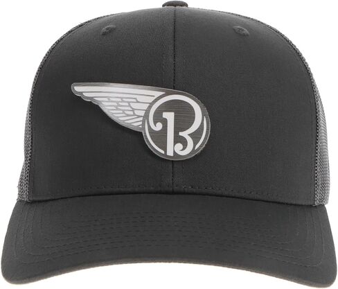 Beechcraft Half Wing Logo Velocity Trucker Hat - Pewter in Kuwait