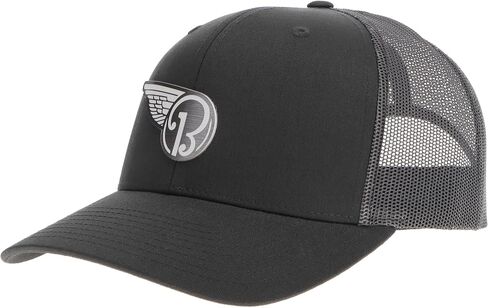Beechcraft Half Wing Logo Velocity Trucker Hat - Pewter in Kuwait