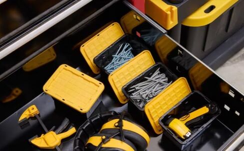 Earth Garden Project Source Teeny Tote Commander X-small Black Stackable Tote with Standard Snap Lid 0.09 -Gallons (0.38 -Quarts) Pen in Saudi Arabia