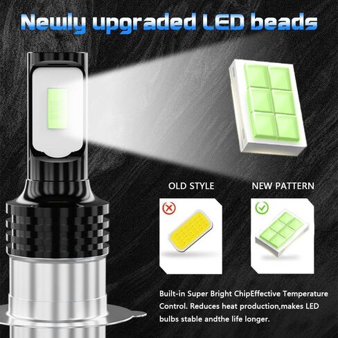 For Yamaha Bruin 250 350 2005-2006 H6 Xenon HID Hyper LED Fog Bulbs Lights,P15D H6M LED bulbs Motorcycle Bulbs 8000K Ice Blue,2pcs in Kuwait