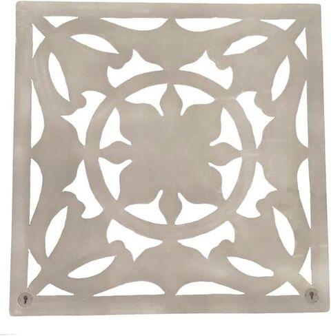 61 × 24.2 × 1.5 بوصة. ديكور حائط معلق مربع تقليدي صديق للبيئة مصنوع يدويًا من الخشب باللون الرمادي in Saudi Arabia