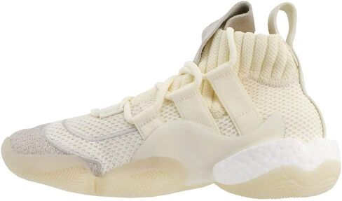 adidas Men’s Crazy BYW X Sneakers, Cream White, Size 12 in Saudi Arabia