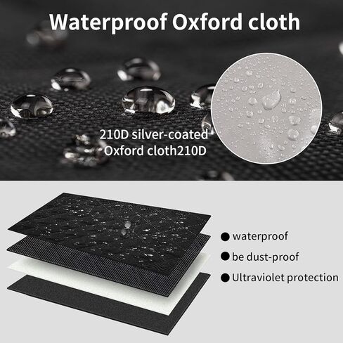 غطاء عربة المرافق، غطاء غبار واقٍ متعدد الوظائف للمطبخ في الهواء الطلق وعربات المكتب المتدحرجة وعربة قابلة للطي مع جيوب تخزين حميمة، هدايا للرجال والنساء 17 بوصة طول × 13 بوصة عرض × 31 بوصة ارتفاع in Kuwait