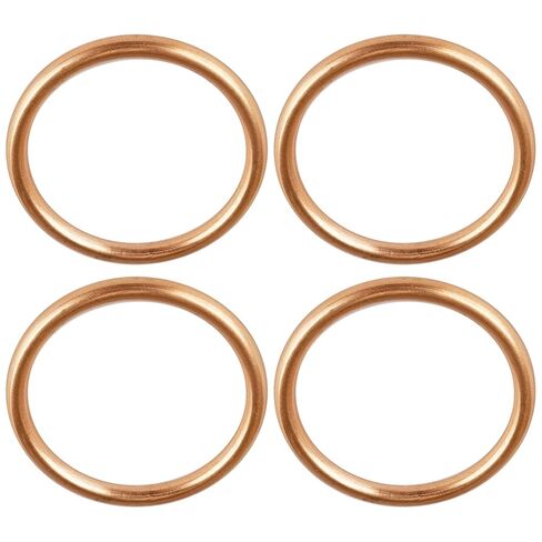 Caltric 4-Pack Muffler Pipe Gasket Compatible with Honda Cbr900Re Cbr900Rr Cbr929Rr Cbr954Rr 2000-2003 in Saudi Arabia