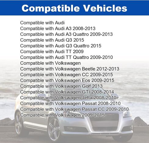 Vapor Canister Purge Valve Compatible with Audi A3 Q3 TT Quattro Volkswagen Beetle CC Golf Eos Passat GTI 2008-2015 Replacement for 06J133781AL 06H906517H in Saudi Arabia