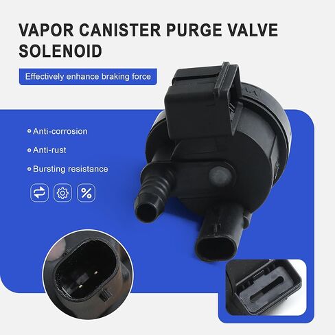 06H906517AA 06H906517B علبة بخار تطهير صمام الملف اللولبي متوافق مع أودي A3 A4 A5 A6 Q3 TT VW Golf Jetta Passat Scirocco Sharan Tiguan Beetle CC Eos Seat Skoda 2.0T in Kuwait