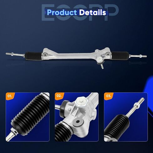 ECCPP Electronic Complete Power Steering Rack and Pinion Assembly Fit for Toyota Highlander 2008-2017 2.7L 3.5L 24-2669 1G-2669 242669 1G2669 45510-0E030 in Saudi Arabia