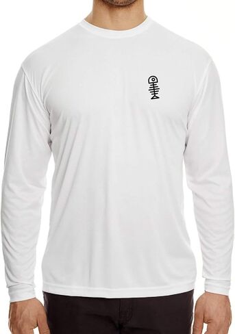 Fishing Pirate Long‑Sleeve T‑Shirt for Men – Pirate Fish Graphic Shirt | Moisture‑Wicking UPF 30+ Performance | Quick‑Dry, Durable | Funny Gift for Anglers in Saudi Arabia