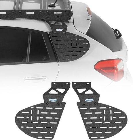Hooke Road Crosstrek Rear Window Molle Panels for 2013-2017 Subaru XV Crosstrek, Only Works Roof Rack in Saudi Arabia