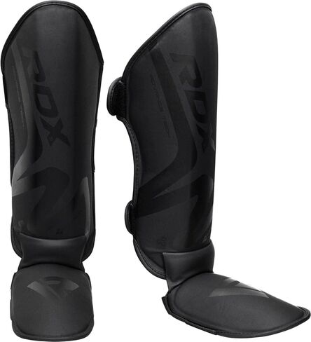 RDX Shin Guard for Muay Thai, Kickboxing, MMA Training, Maya Hide Leather Instep Leg Foam Pads for Martial Arts, Sparring, Gear for BJJ and Boxing in Kuwait
