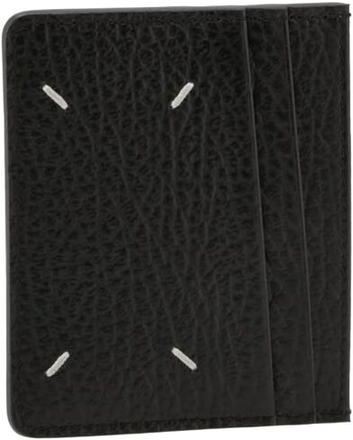 Maison Margiela Men's Business Card Holder, 5 CARD HOLDER Card Case, Black SA1VX0006-P4455-T8013, Black in Saudi Arabia