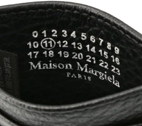 Maison Margiela Men's Business Card Holder, 5 CARD HOLDER Card Case, Black SA1VX0006-P4455-T8013, Black in Saudi Arabia