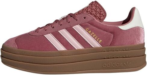 حذاء adidas Gazelle Bold WMNS، قرمزي/وردي رملي/أبيض فاتح، مقاس 7 in Saudi Arabia