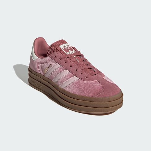 حذاء adidas Gazelle Bold WMNS، قرمزي/وردي رملي/أبيض فاتح، مقاس 7 in Saudi Arabia