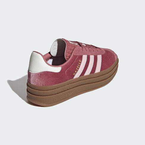 حذاء adidas Gazelle Bold WMNS، قرمزي/وردي رملي/أبيض فاتح، مقاس 7 in Saudi Arabia