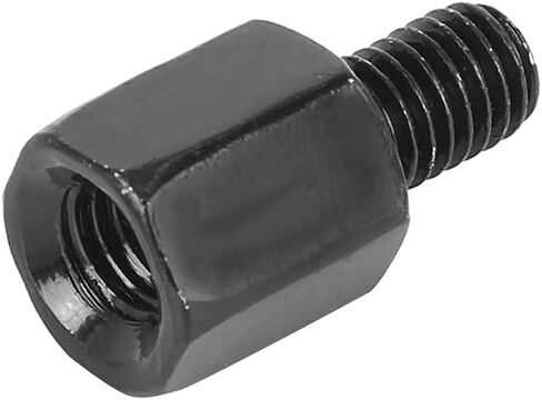 F FIERCE CYCLE 2pcs 8mm LH to 8mm LH Black Motorcycle Rearview Mirrors Adapter Bolt Screw in Saudi Arabia