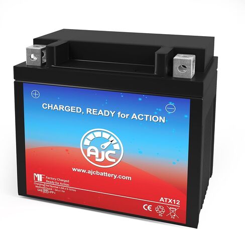AJC Battery Compatible with Piaggio (Vespa) S150 150CC Scooter and Moped Battery (2008-2014) in Saudi Arabia