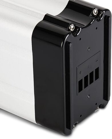 Yose Power 48V 10.4Ah Ebike Battery Sliver Fish Battery with USB Port Electric Bike for 250W/350W/500W Motor Electric Bicycle Seat Tube with Safe Lock Led Indicator Light 2 Pins Discharging Port in Kuwait