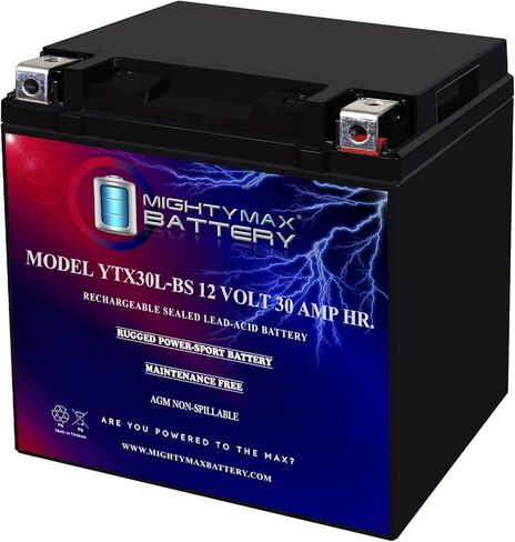 بطارية مايتي ماكس YTX30L-BS 12V 30AH بطارية لـ BRP (SEA-DOO) 1500 RXT 2013 in Saudi Arabia