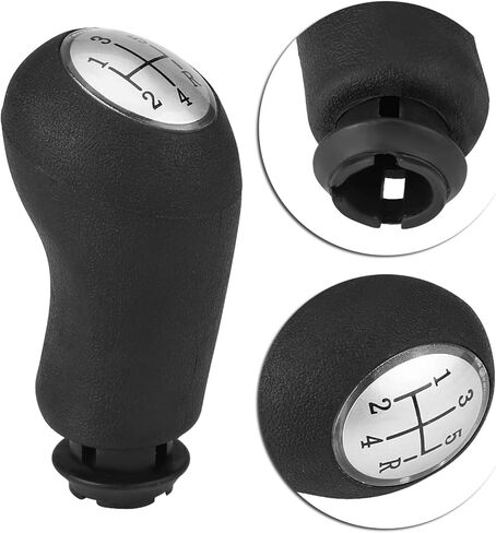 Terisass Sandero 2012 Shift Knob, Gear Shift Knob Car Vehicle 5 Speed Manual Gear Shift Shifter Knob Head Handle Lever for Clio III 2005-2009 Scenic II 2003-2006 Megane II in Saudi Arabia