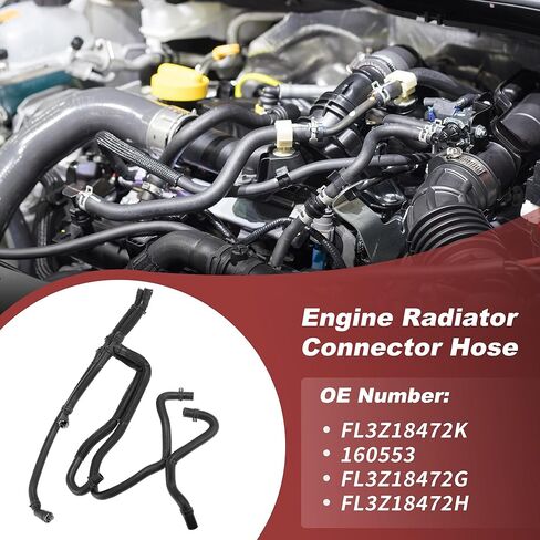 Engine Heater Hose Inlet & Outlet for Ford F-150 5.0L 2015-2017, Car Heater Coolant Hose FL3Z-18472-K/626-802/FL3Z18472K/626802, Rubber Heater Pipe in Saudi Arabia