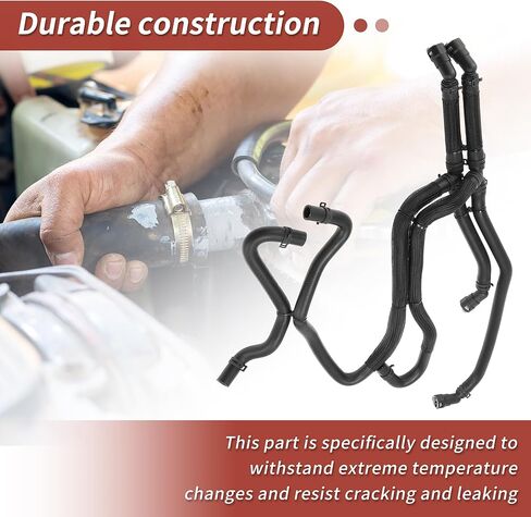 Engine Heater Hose Inlet & Outlet for Ford F-150 5.0L 2015-2017, Car Heater Coolant Hose FL3Z-18472-K/626-802/FL3Z18472K/626802, Rubber Heater Pipe in Saudi Arabia