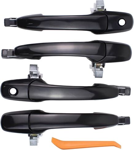 Primed Black Front Rear Left and Right Exterior Door Handles for Mazda 3 2004-2009 6 2003-2008 CX-7 2007-2012 CX-9 2007-2015 RX-8 2004-2008 in Saudi Arabia