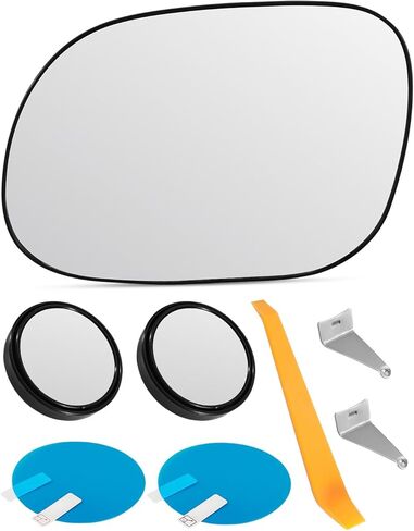 Passenger Side Heated Mirror Glass Fit for Kia Soul 2014-2019 Replace 87621B2510 87621B2000 87621B2500, Right in Saudi Arabia