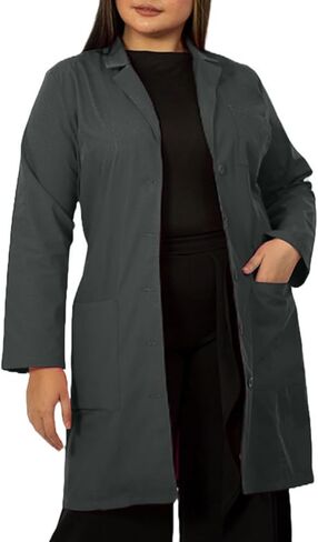 HEEDFIT Panda Uniform Women’s 37 Inch Colored Lab Coat – Double Patch Pockets – Customize lab coat in Saudi Arabia