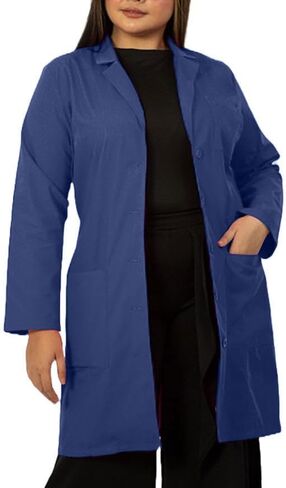 HEEDFIT Panda Uniform Women’s 37 Inch Colored Lab Coat – Double Patch Pockets – Customize lab coat in Saudi Arabia