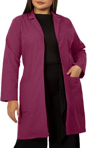 HEEDFIT Panda Uniform Women’s 37 Inch Colored Lab Coat – Double Patch Pockets – Customize lab coat in Saudi Arabia