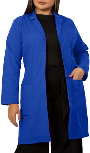 HEEDFIT Panda Uniform Women’s 37 Inch Colored Lab Coat – Double Patch Pockets – Customize lab coat in Saudi Arabia