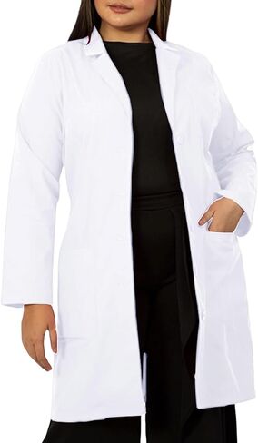 HEEDFIT Panda Uniform Women’s 37 Inch Colored Lab Coat – Double Patch Pockets – Customize lab coat in Saudi Arabia