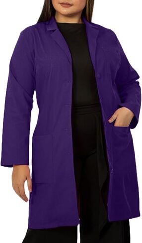 HEEDFIT Panda Uniform Women’s 37 Inch Colored Lab Coat – Double Patch Pockets – Customize lab coat in Saudi Arabia