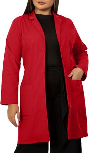 HEEDFIT Panda Uniform Women’s 37 Inch Colored Lab Coat – Double Patch Pockets – Customize lab coat in Saudi Arabia