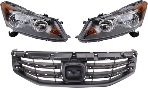 TRQ Lighting Kit HO1200203 HO2502130 HO2503130 Compatible with 2011-2012 Honda Accord in Saudi Arabia