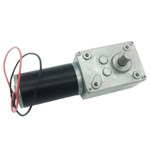 Bringsmart A58SW31ZY DC Worm Geared Motor, 12-24V High Torque 1.6-70kg.cm, D Shaft Self-Lock for Rotating Table Door (10rpm 12V) in Saudi Arabia