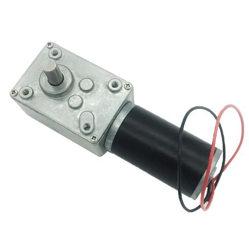 Bringsmart A58SW31ZY DC Worm Geared Motor, 12-24V High Torque 1.6-70kg.cm, D Shaft Self-Lock for Rotating Table Door (10rpm 12V) in Saudi Arabia